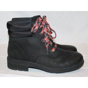 UGG ASHTON ADDIE WOMEN'S SUEDE LEATHER WINTER WATERPROOF BOOTS BLACK SZ 9 NIB